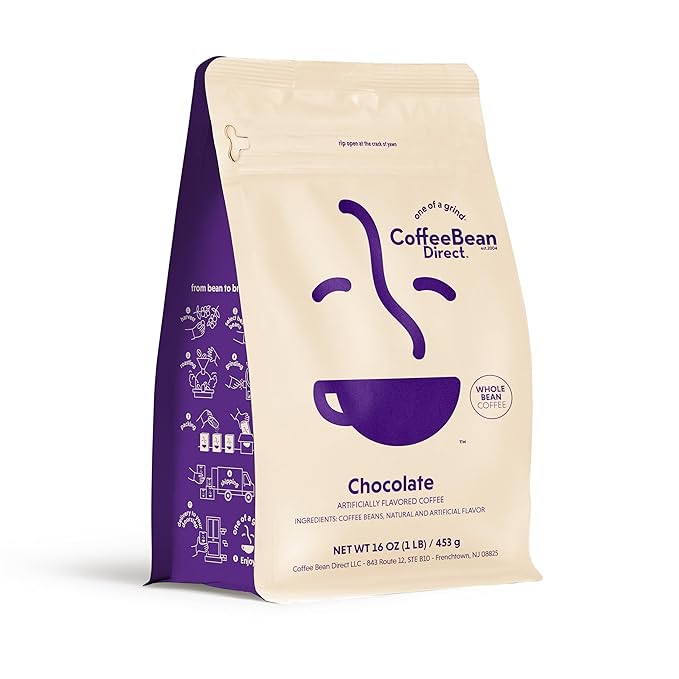 Coffee Bean Direct Highlander Grogg Flavored, Whole Bean, 5lb Bag