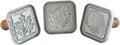 Nordic Ware Springerle Cookie Stamps, Set of 3, with Wood Handles