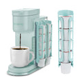 STORAGENIE Coffee Pod Holder for Keurig, Stores 10 Pods, Mint