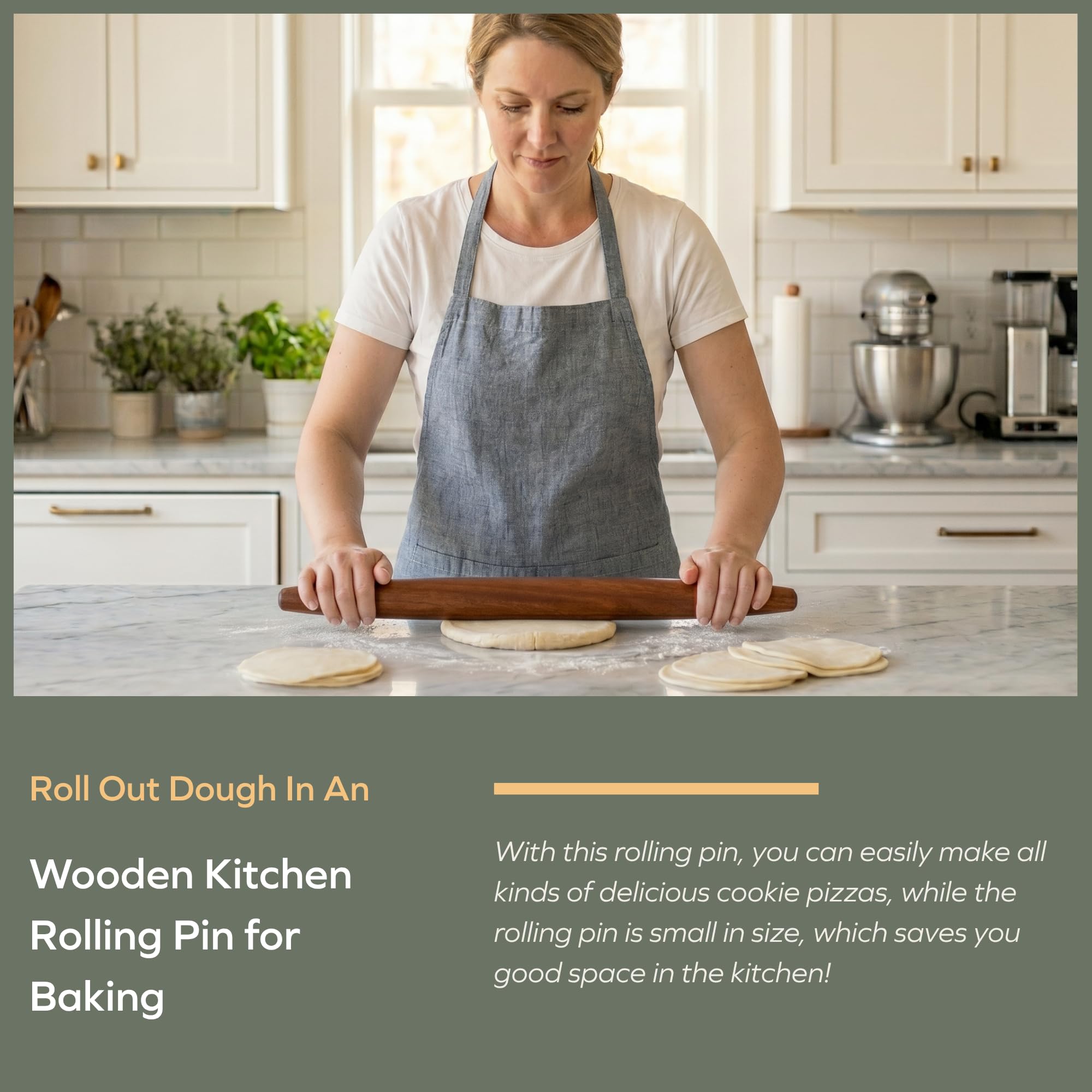 muso wood Sapele French Rolling Pin for Baking