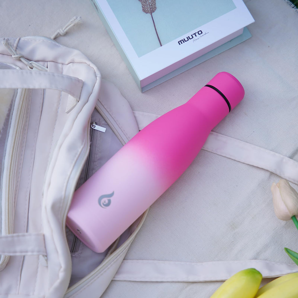BJPKPK 12 oz Small Water Bottle, Reusable Insulated Stainless Steel Flask