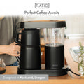 Ratio Six Series 2 Coffee Machine - Automatic Drip Coffee Maker - 1.25L/40oz - Brews 2-8 Cups - Matte Black