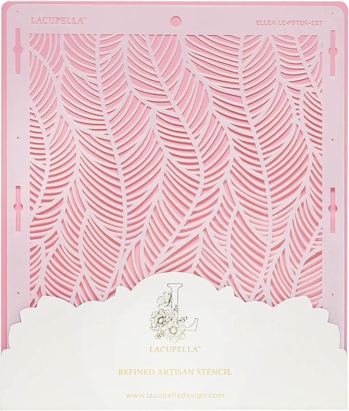 Stacking Leaf Large Cake and Baking Decorating Stencil (ELLEA)