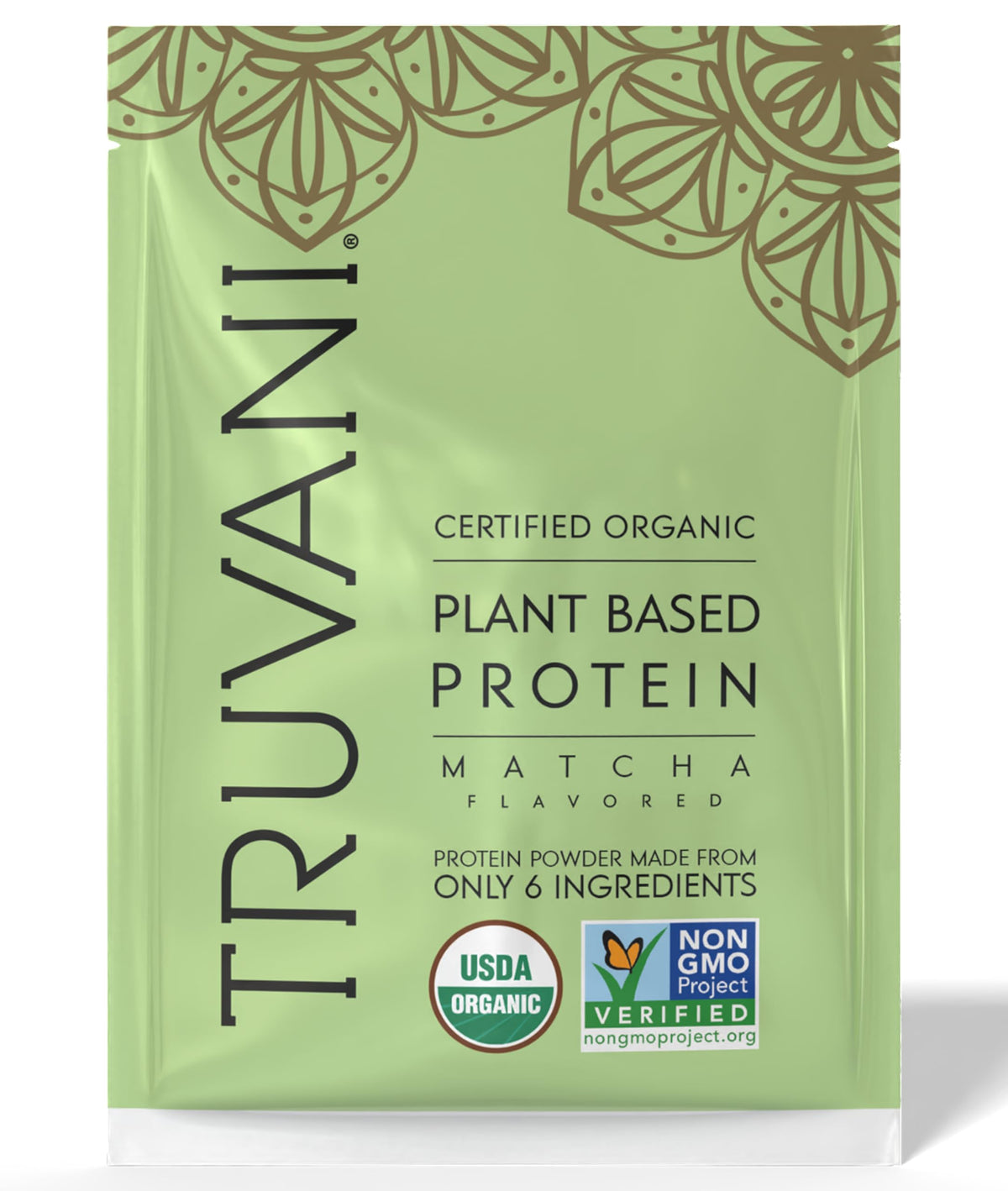 Truvani Organic Plant Based Protein Powder | Chocolate | 1 Serving