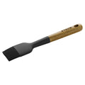 STAUB Pastry Brush, Perfect for Evenly Glazing Pastries and Basting Meats, Durable BPA-Free Matte Black Silicone, Acacia Wood Handles, Safe for Nonstick Cooking Surfaces