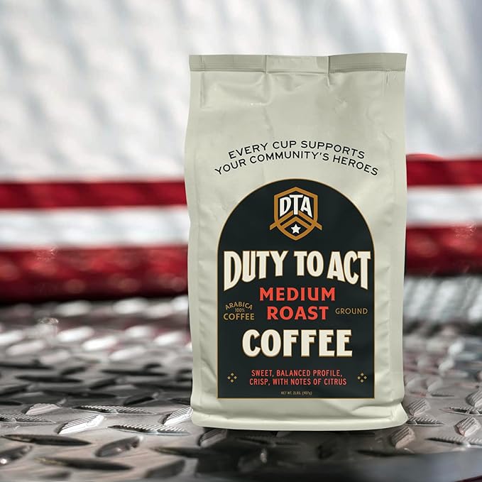 Duty to Act Medium Roast Ground Coffee, 2 lbs (Pack of 2)