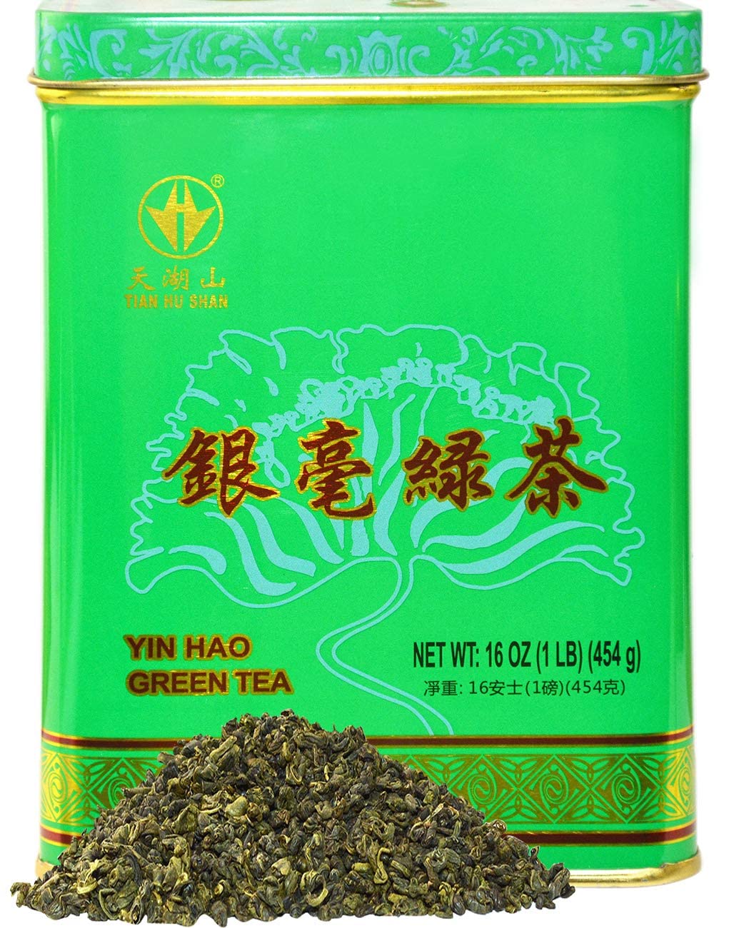 TIAN HU SHAN Premium 8 Years Aged Puerh Black Tea Cake 12.35oz/350g