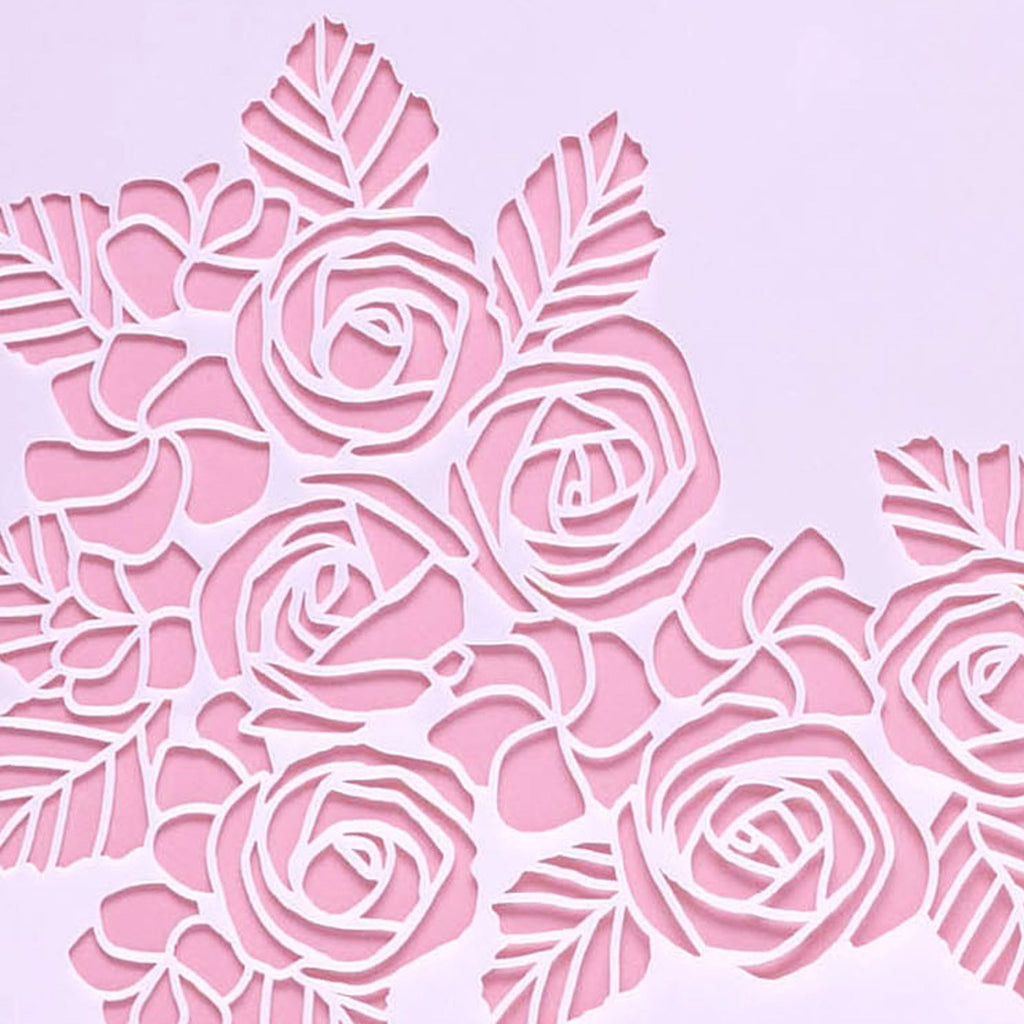 Lacupella Large Cake and Baking Decorating Stencil (Christa)
