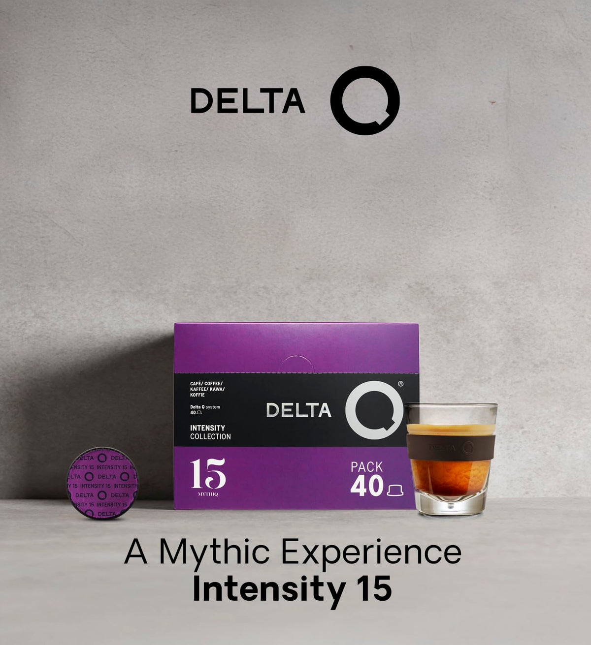 Delta Q MythiQ Coffee Pods for Delta Q Machines, 40 Capsules (XL Pack)