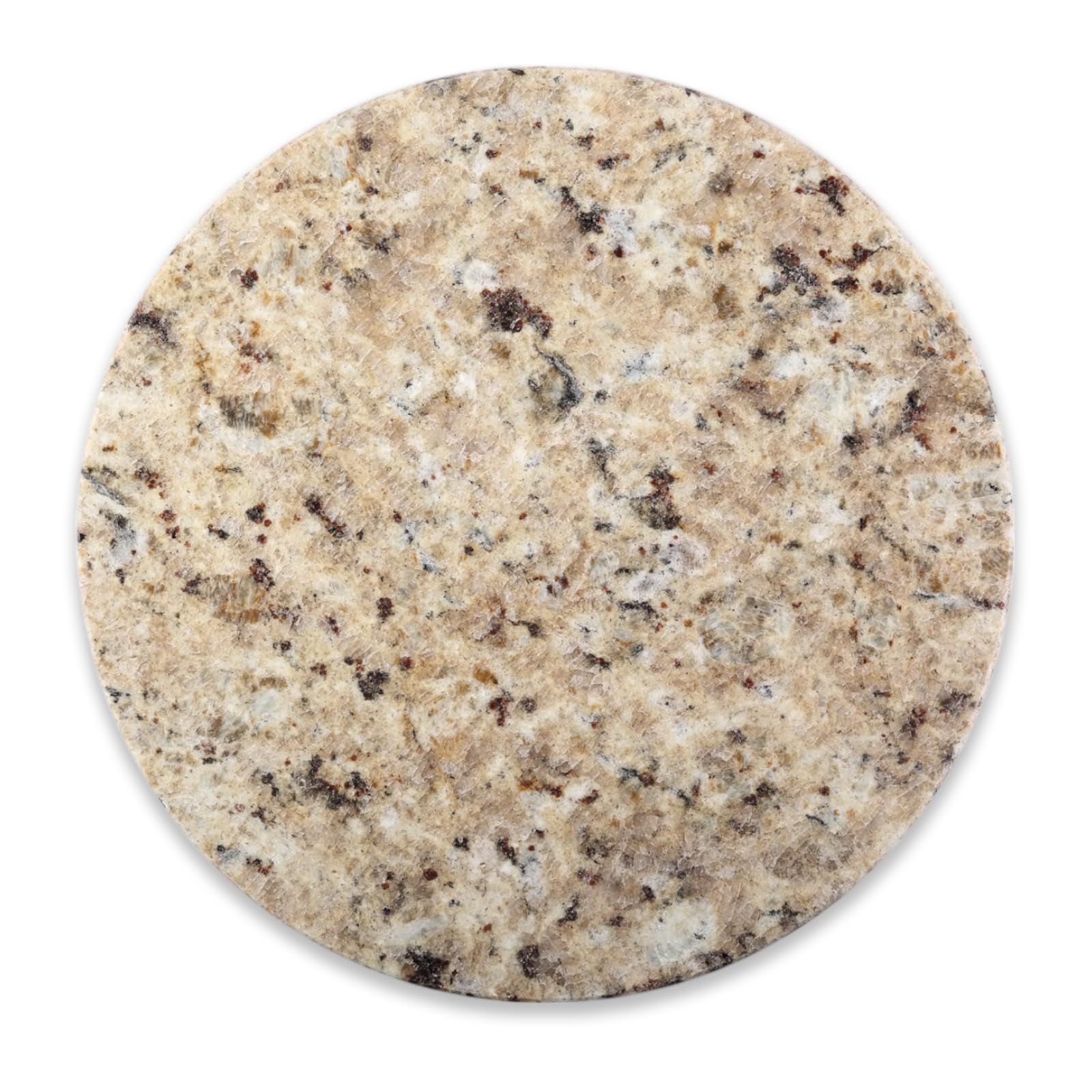 Koville 11 Inch Round Marble Cutting Board for Kitchen Countertop, Golden Brown Marble Cutting Boards Pastry Board for Kitchen Decor, Stone Cutting Cheese Board Charcuterie Boards