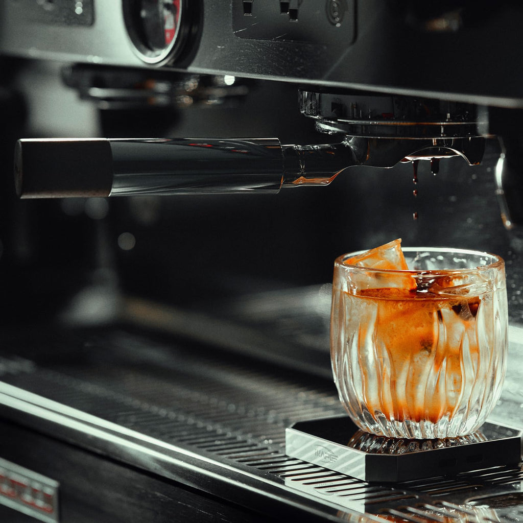 IKAPE 54mm Bottomless Naked Portafilter, Suitable for 54mm Breville Barista Series BES870/880 Machine & Solis Barista Machines (Bambino Plus Not Supported)