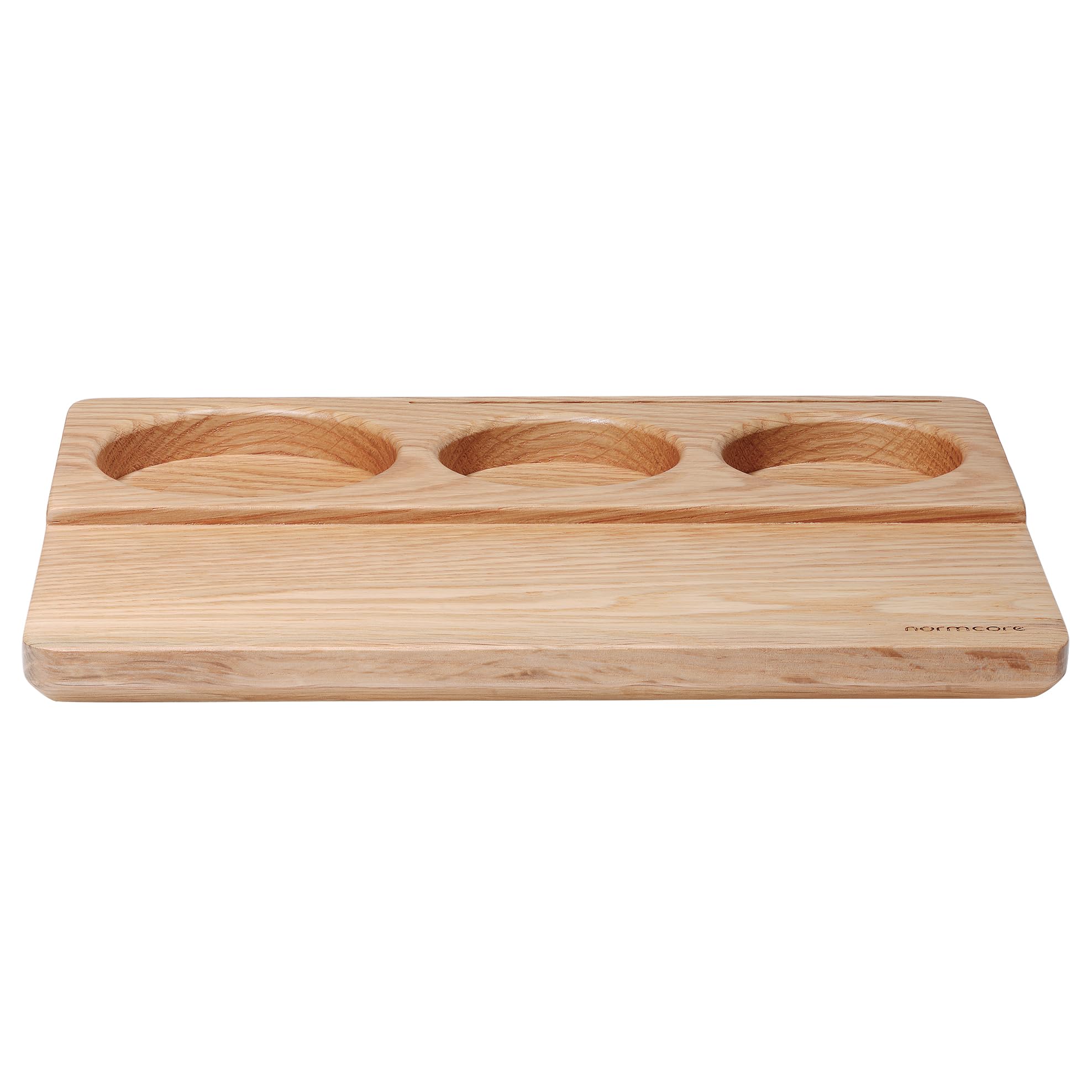 Normcore Tamping Mat - Natural OAK Espresso Tamping Station - Coffee Tamper Holder Mat Portafilter Mat For Baristas - Patent Pending - Solid American White OAK Wood