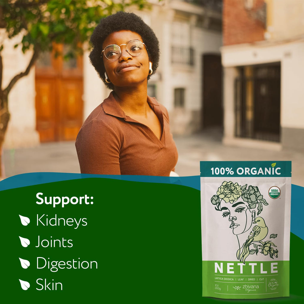 Stinging Nettle Tea Organic Loose Leaf (8oz.) - Ortiga Verde Organica