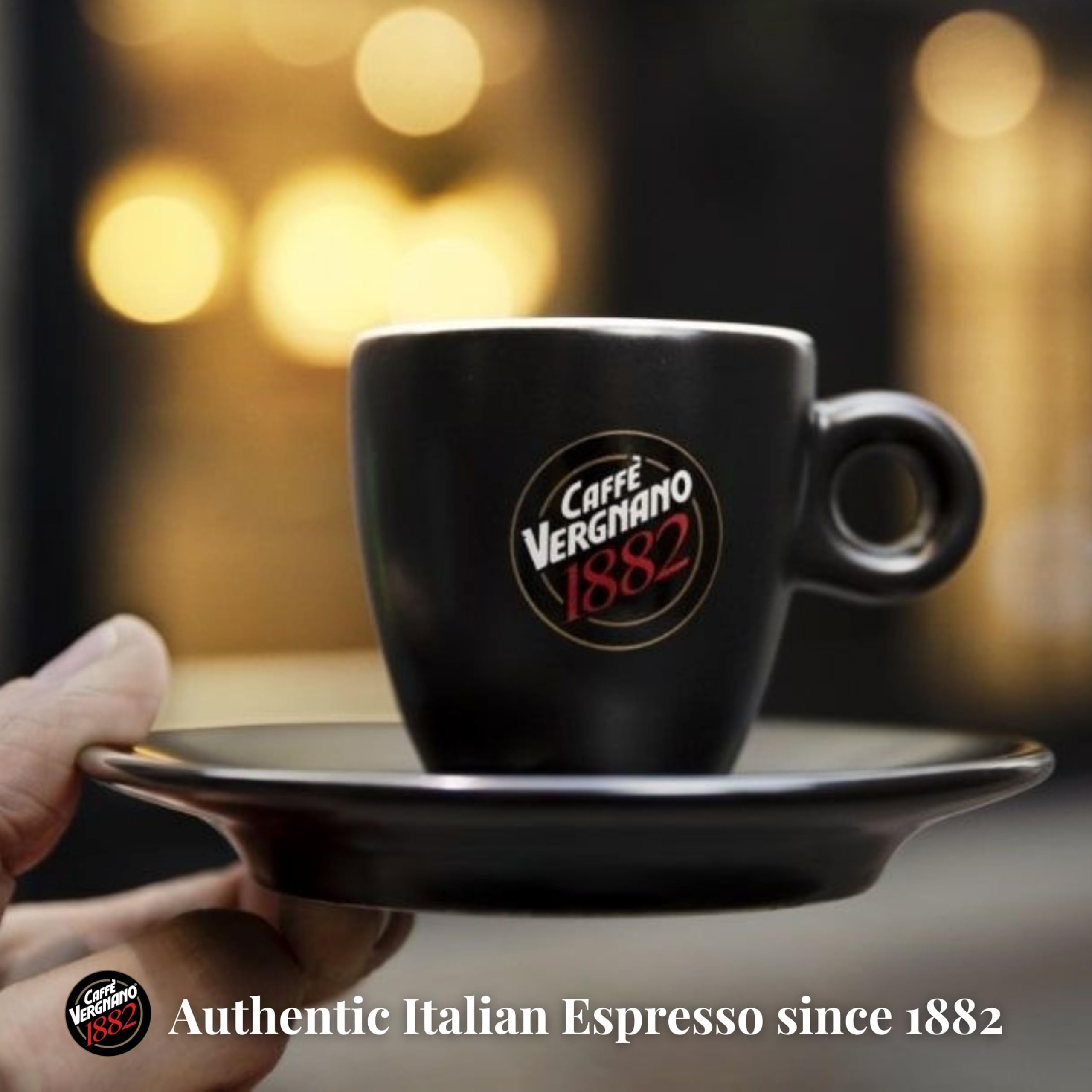Caffe Vergnano Whole Bean Coffee, Espresso Beans, Antica Bottega