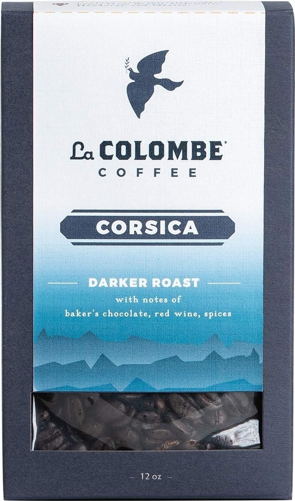 La Colombe Corsica Dark Roast Whole Bean Coffee - 12 Ounce (Pack of 1)