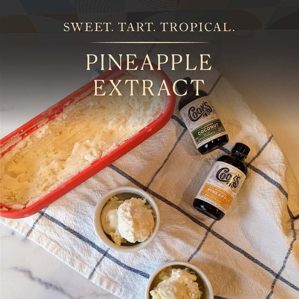 Cook's Pineapple Flavoring for Baking, Cakes & Smoothies, 16 oz