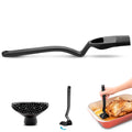 Dreamfarm Brizzle 3-In-1 Flexible Silicone Sit-Up Basting, Drizzle, Scooping Brush with In-Built Sauce Resevoir - Red