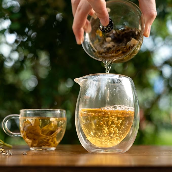 iTeaworld Authentic Triple-Scented Jasmine Green Tea, Subtle Floral Aroma, 2025 New Chinese Loose Leaf Tea, Low Caffeine, Sweet After Taste, Entry-level Jasmine Tea- 1 Pack (3.5oz)