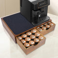 Lveesto Coffee Pod Holder Storage Wooden Organizer for Countertop (30 Pods)