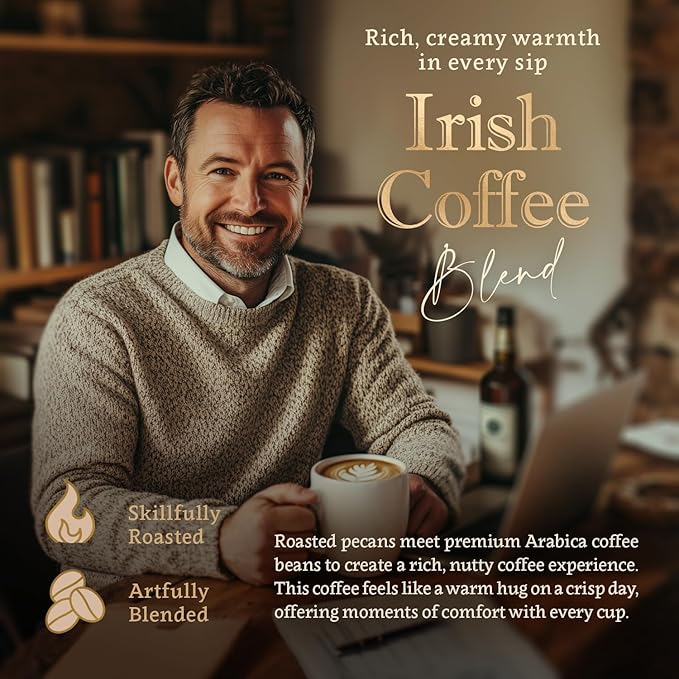 Organic Ground Coffee Medium Roast (16oz) - Irish Cream Flavored