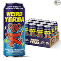 Drink Weird Organic Grateful Grapefruit Yerba Mate – 16oz Cans, 160mg Organic Caffeine, Pack of 12 – Grateful Dead Collab, Healthy Energy Drink Alternative