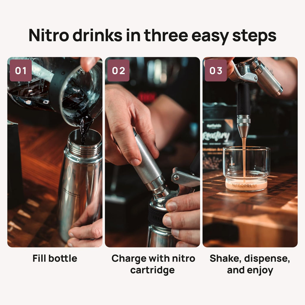 Hatfields London Original NitroPress - Nitro Cold Brew Coffee Maker