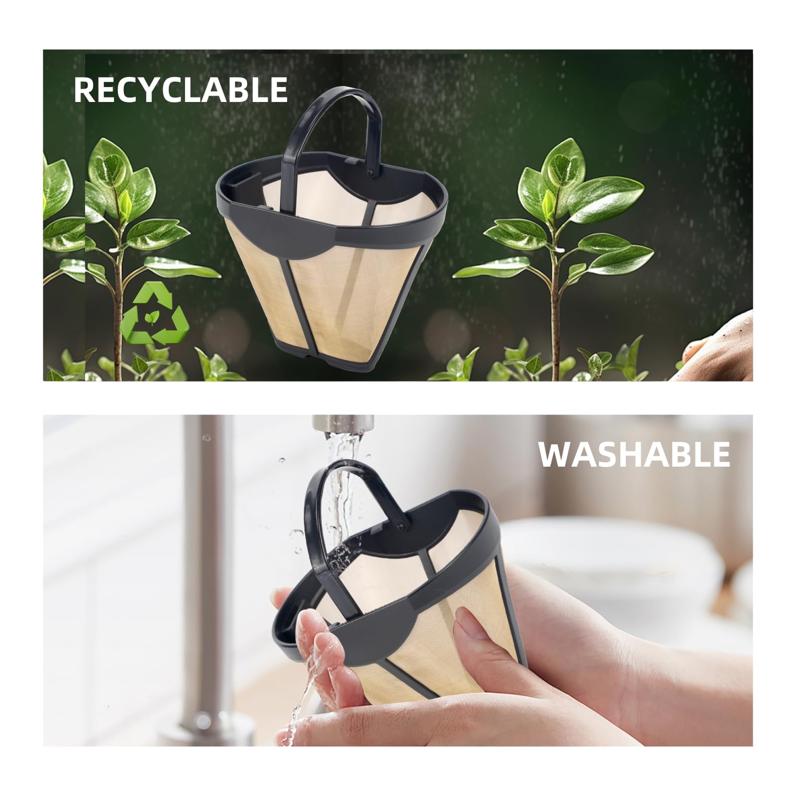 Coffee Permanent Filter for Ninja CFP Dual Brew Models 1 Pack