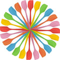 Irenare 24 Pcs Mini Silicone Spatulas Bulk 8.3 Inch Heat Resistant Scrapers Rubber Spatulas Seamless Design Non Stick Flexible for Kitchen Use Cooking Baking Mixing