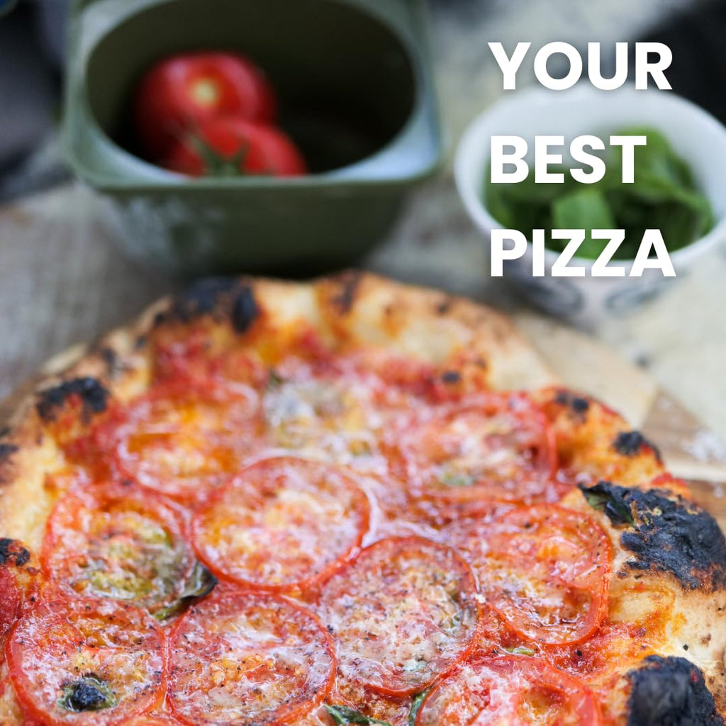 Babadoh Pizza Dough Proofing Silicone Containers with Lids | Pizza Making Accessories | Set of 6 | Multi Spice (2 Sesame, 2 Scallop, 2 Nduja) | Original Size (make 12" Pizzas)
