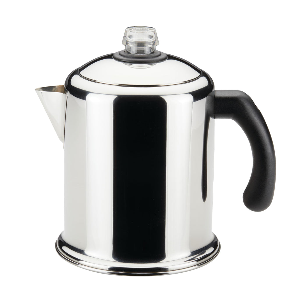 Farberware Classic Stainless Steel Yosemite Coffee Percolator, 8-Cup