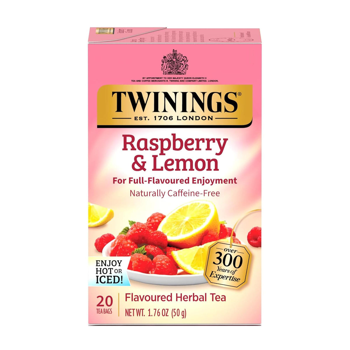 Twinings Blackcurrant Breeze Black Tea Individually Wrapped Bags, 20 Count (Pack of 1), Sweet, Tangy Taste, Caffeinated, Enjoy Hot or Iced, 20 Teabags