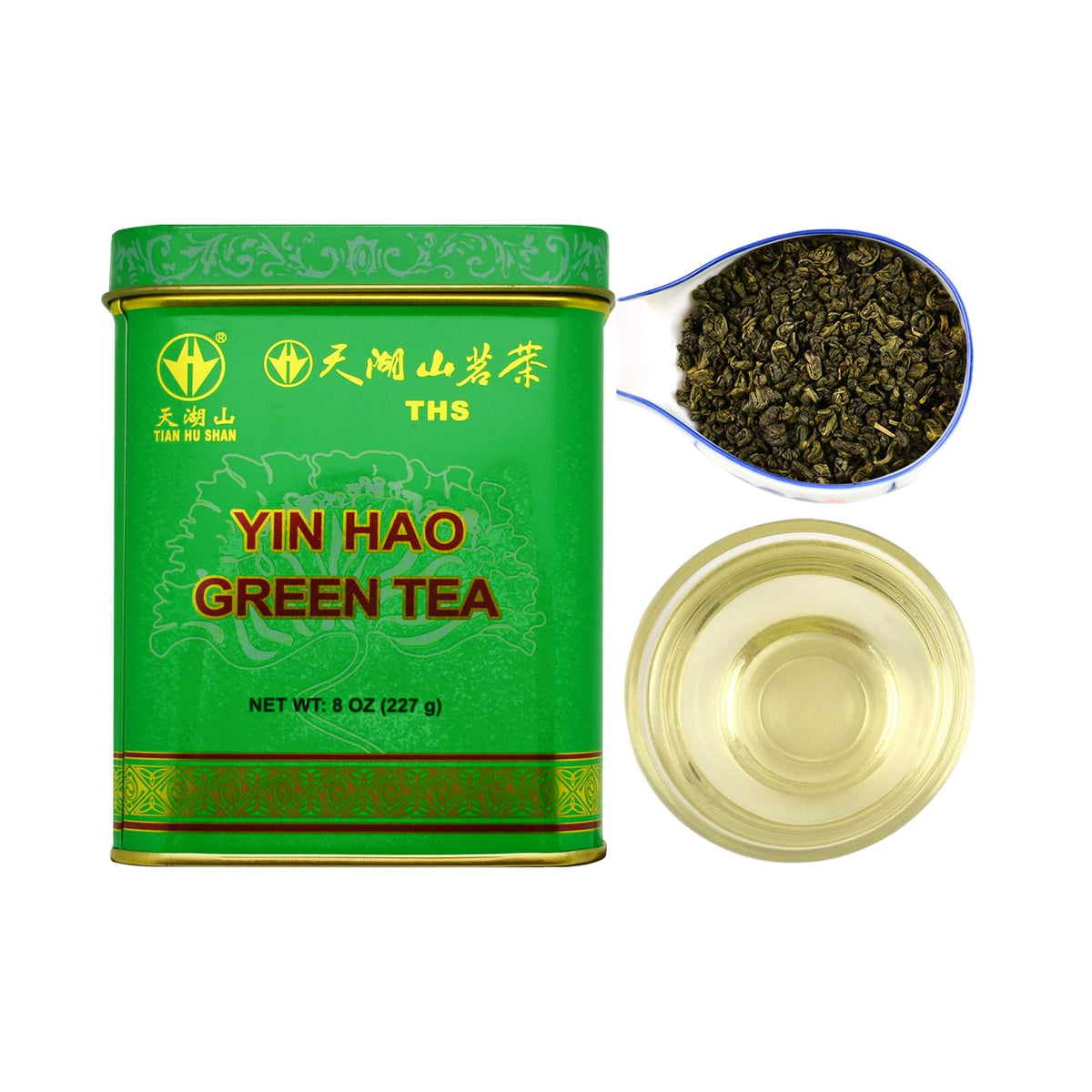 TIAN HU SHAN Premium 8 Years Aged Puerh Black Tea Cake 12.35oz/350g