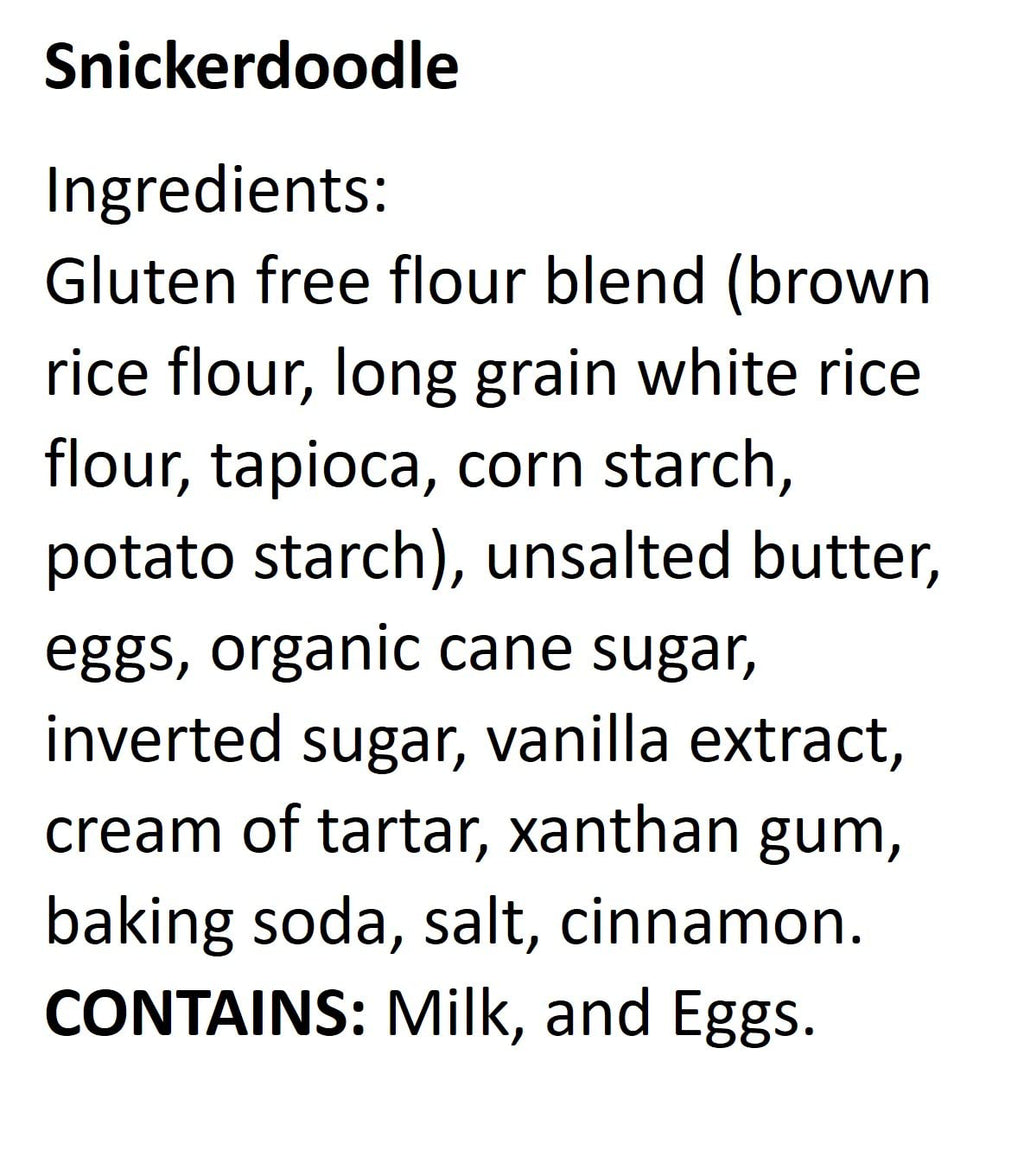 WOW Baking Company Gluten-Free Cookies, Snickerdoodle, 8 Ounce (Pack of 6)