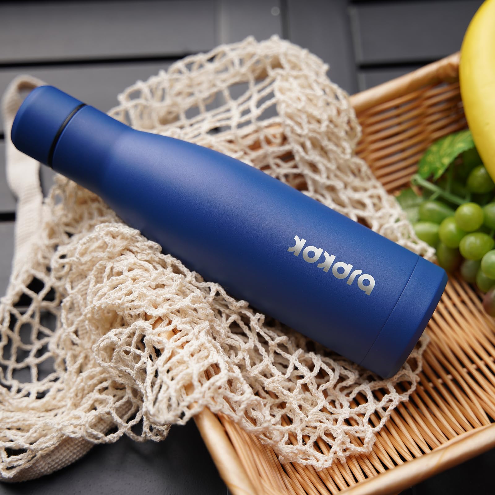 BJPKPK 25 oz Insulated Stainless Steel Water Bottle, Metal Sports Flask