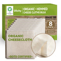 Organic Cheese Cloths, GOTS Certified,6Pack,20x20Inch Reusable Cheese Cloth
