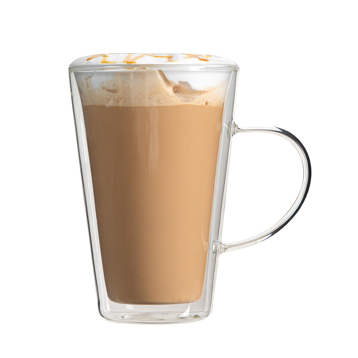 Restaurantware 14 oz Professional Glass Mug, 2 Pack