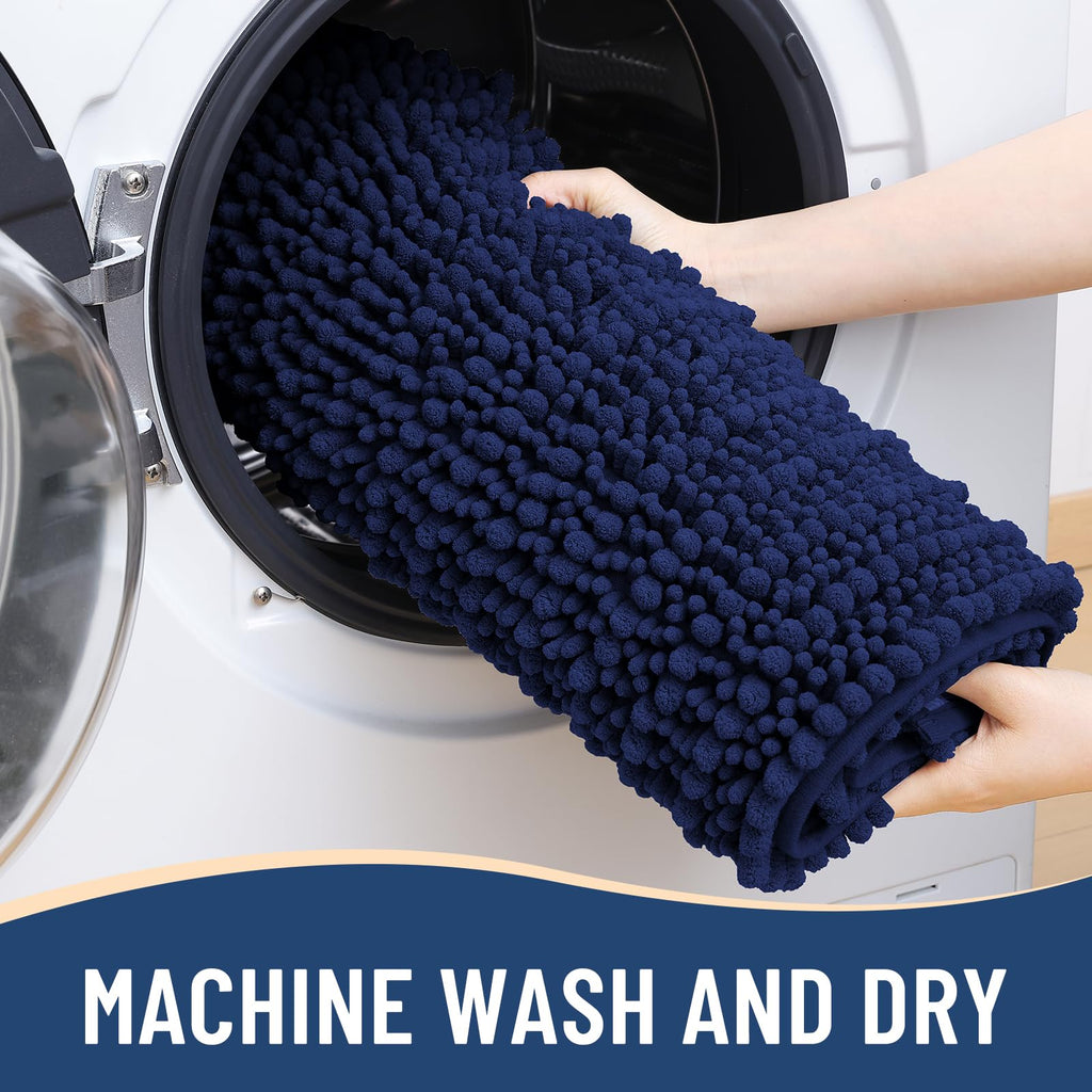 Arotive Bathroom Rugs Mat 70x46, Soft Absorbent Chenille Shaggy Bath Mat