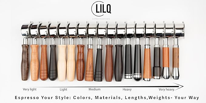LILQ 58mm Bottomless Naked 2 Ears Portafilter Compatible with Breville Machines– Includes 18–20g Basket (Aluminum Flat, 58mm For Breville)