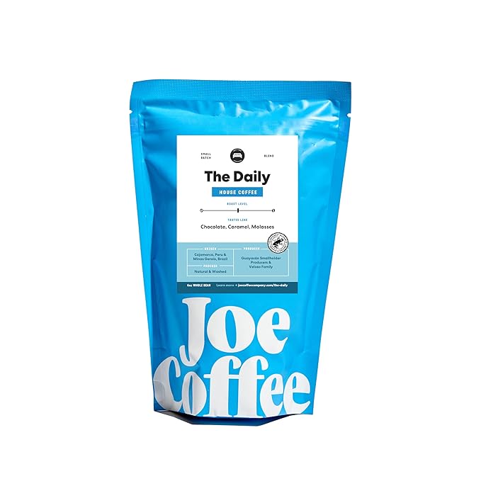 Joe Coffee Company - Benchmark Whole Bean Specialty Coffee, Rainforest Alliance Certified, Kosher, Climate-Friendly