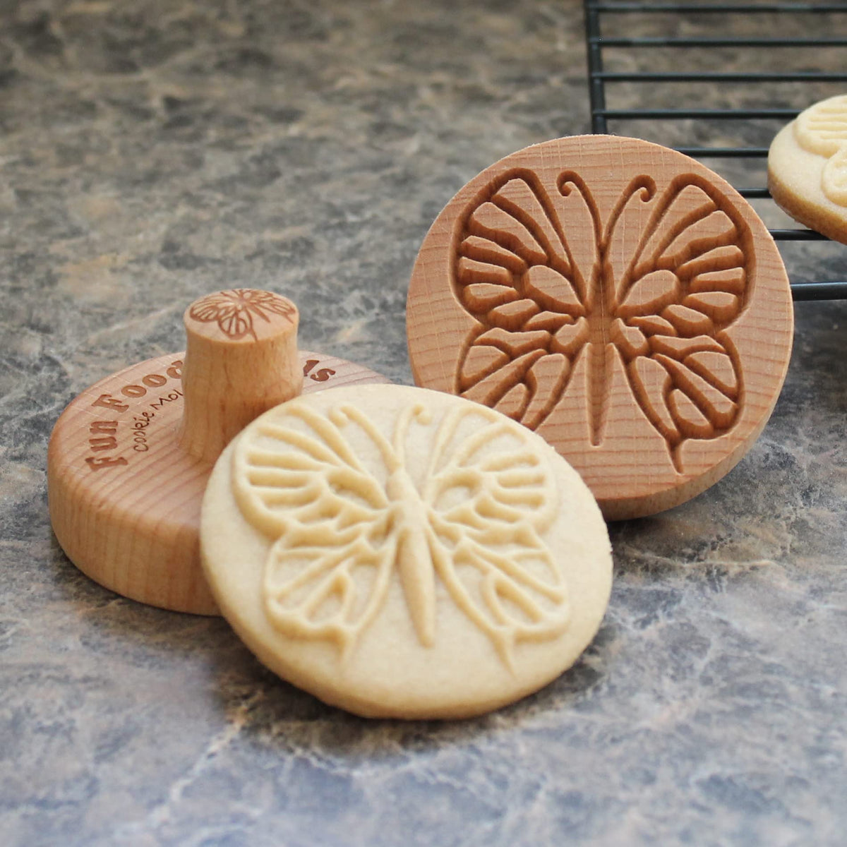 Fun Food Tools, Wood Cookie Stamp, 2.5 Inch (Chartres Cathedral CS-056)