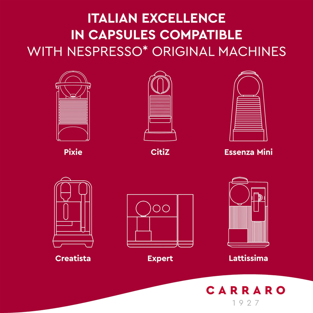 100 Aluminum Espresso Pods Compatible with Nespresso Original Line, Made in Italy - Decerato, Dewaxed, Low Acidity, Medium Roast, (Packaging May Vary)