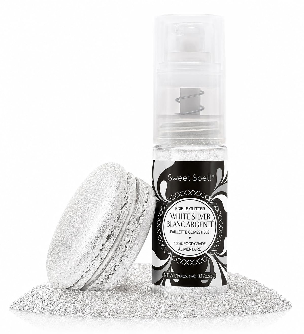 Sweet Spell Edible Glitter Spray for Cakes, Cocktails, Food Grade