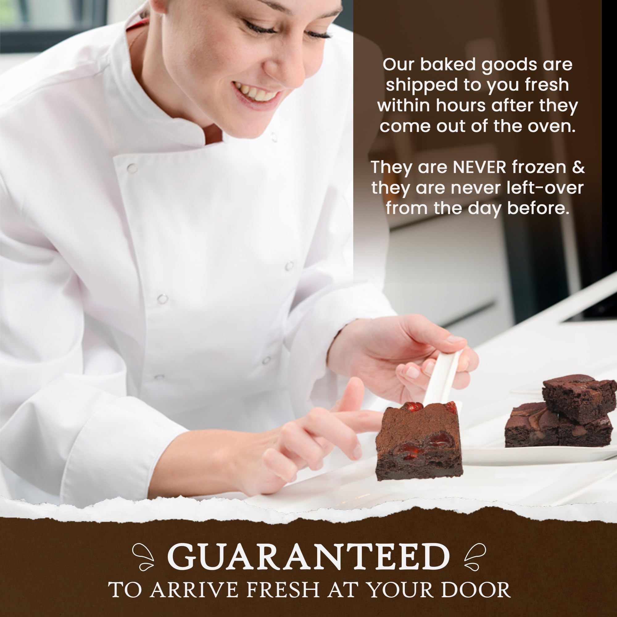 Ruth’s Classic Cake Style Brownies Birthday Box 2 Dozen – Gourmet Baked Treats | Delicious Gift with The Finest Ingredients | Guaranteed to Arrive Fresh