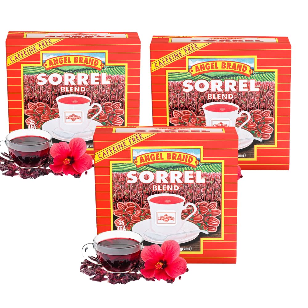 Sorrel Hibiscus Tea Bags | 20 Count | 3 Pack | Refreshing Flavor