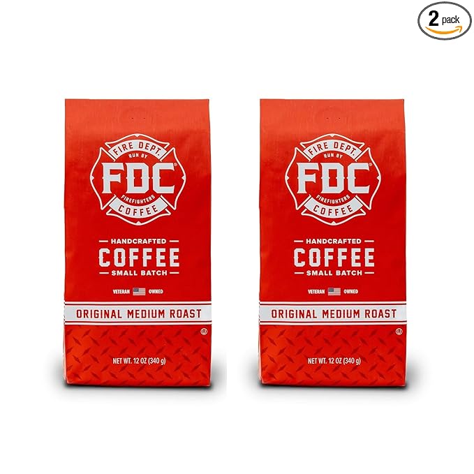 Fire Department Coffee Original Ground Coffee - 12 oz, Pack of 2