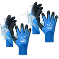OriStout Waterproof Winter Work Gloves for Men and Women, 2 Pairs, Blue, M