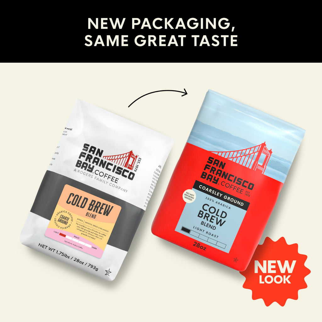 San Francisco Bay Coffee Cold Brew Blend Ground Coffee, 28 oz bag