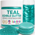 Bulk 20g Light Blue Edible Glitter for Drinks | Premium Edible Glitter for Cakes, Cocktails, Light Blue Cake Decorating Decorations Food Grade, Vegan, Kosher, Halal, Gluten Free - Made in USA