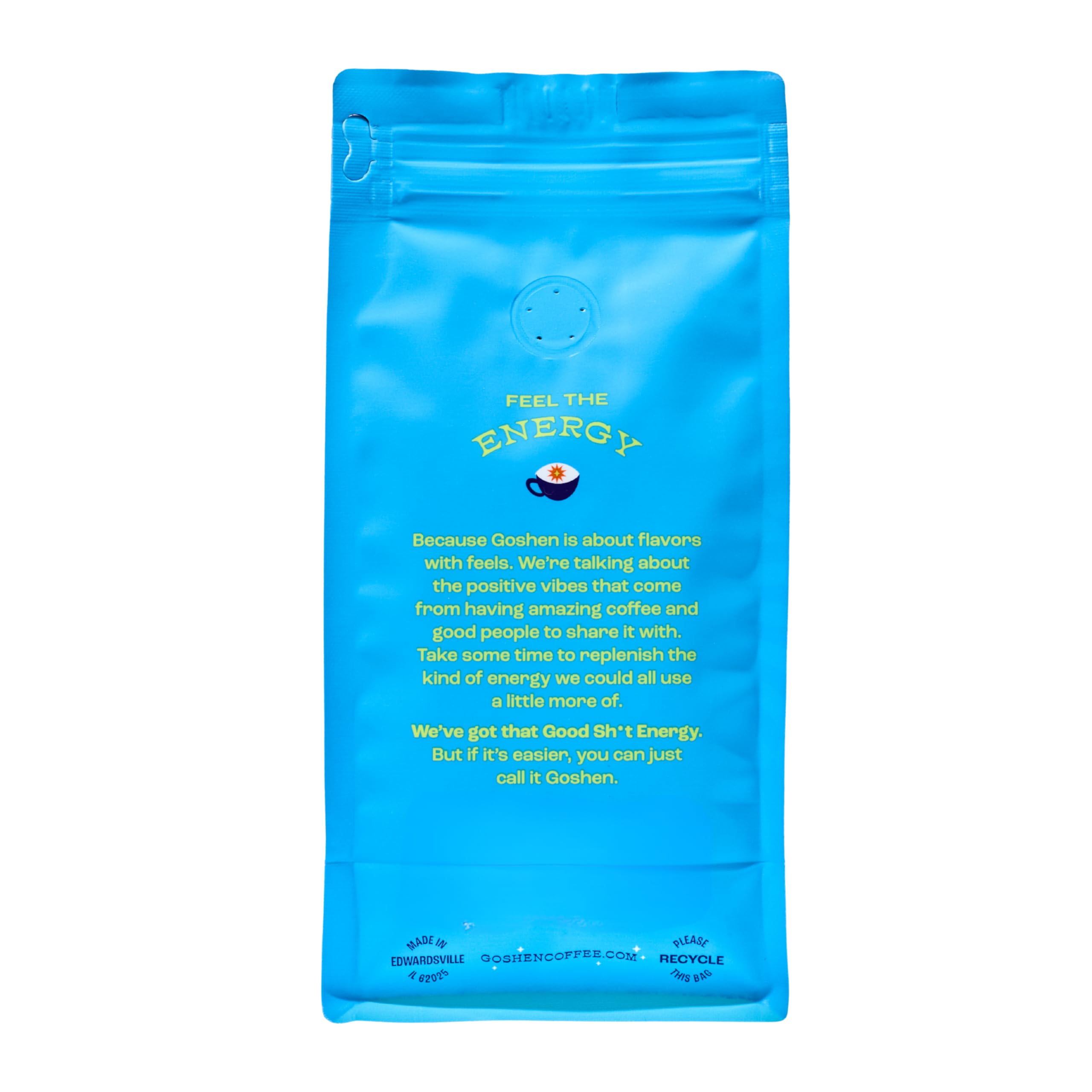 Goshen Coffee Roasters Bona Fide Blend, Medium Roast 12oz Whole Bean Coffee