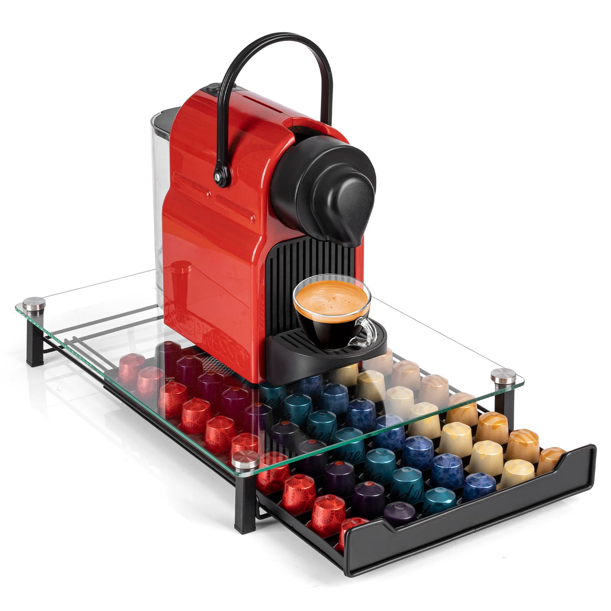 RECAPS Coffee Pod Holder Storage Small Pod Drawer Pods Holder